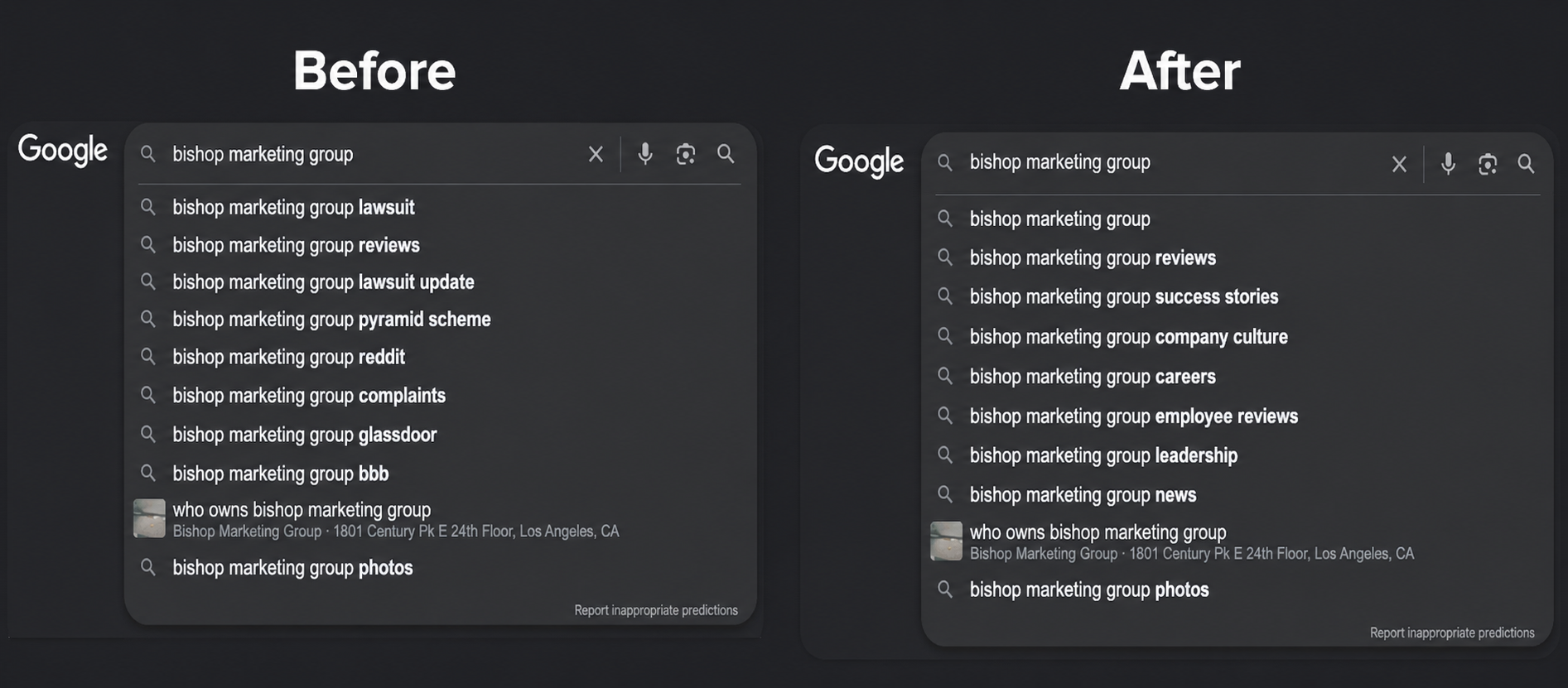 Auto Complete Fix for Search Engines